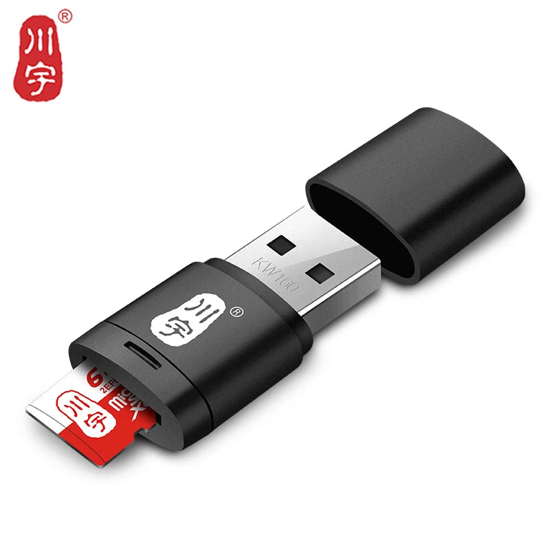 Kawau USB 2.0 Micro SD Card Reader – High-Speed TF Adapter for PC & Laptop – Max 128GB Support – Model C286