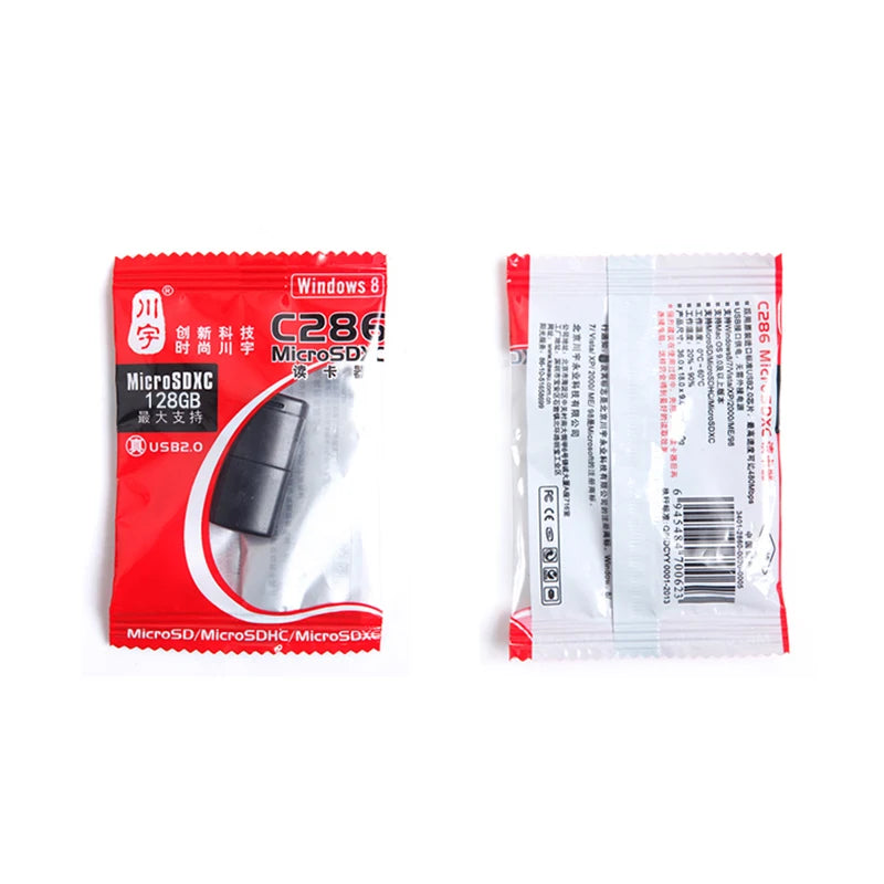 Kawau USB 2.0 Micro SD Card Reader – High-Speed TF Adapter for PC & Laptop – Max 128GB Support – Model C286