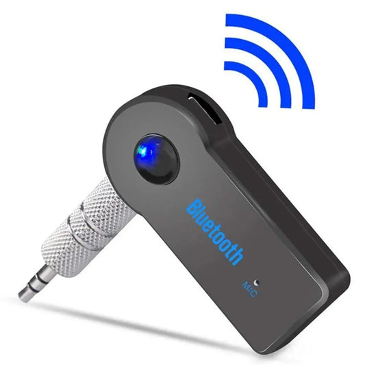Bluetooth 5.0 Car Audio Adapter – Wireless Receiver with 3.5mm AUX Jack | Hands-Free Music & Calls for Cars, Headphones, Speakers