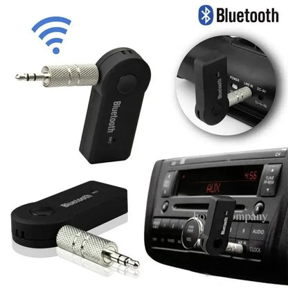 Bluetooth 5.0 Car Audio Adapter – Wireless Receiver with 3.5mm AUX Jack | Hands-Free Music & Calls for Cars, Headphones, Speakers