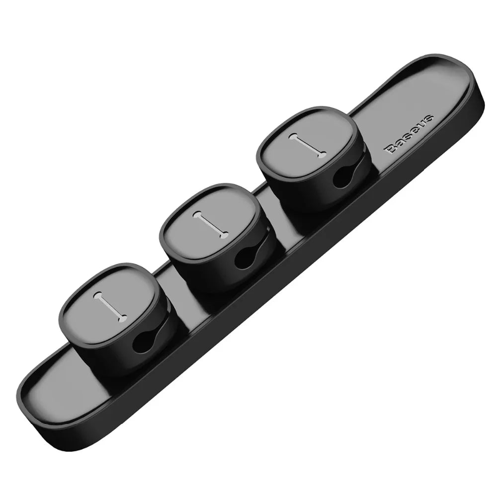 Baseus Magnetic Cable Organizer – Desktop Tidy Holder for USB & Charger Cables