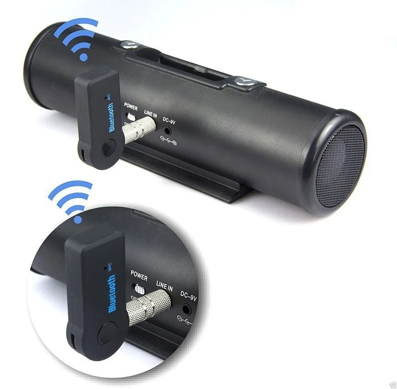 Bluetooth 5.0 Car Audio Adapter – Wireless Receiver with 3.5mm AUX Jack | Hands-Free Music & Calls for Cars, Headphones, Speakers